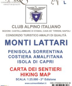 Edizioni Il Lupo - Carta Monti Lattari -  - Edizioni Il Lupo